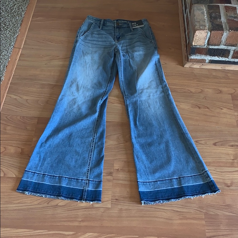 Mossimo high-rise wide leg jeans size 2 NWT